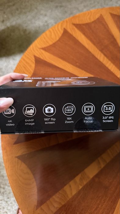 Camara digital com talao de compra