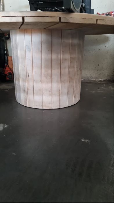 Mesa Grande Redonda | Estilo rústico | Ótima para lazer64286522516737123