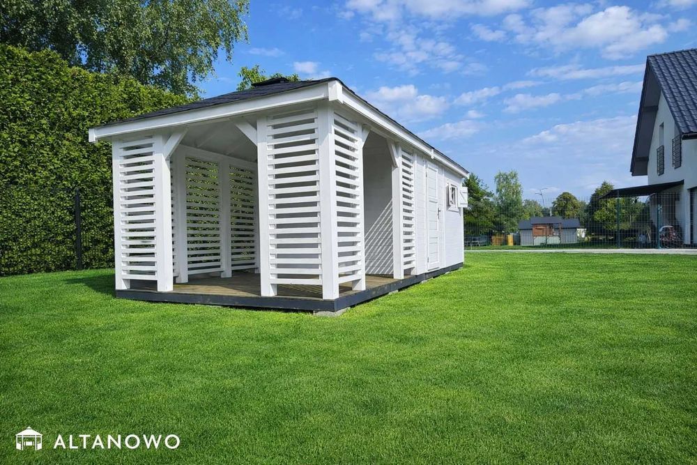 Domek 2w1 domek ogrodowy + altana drewniana | producent