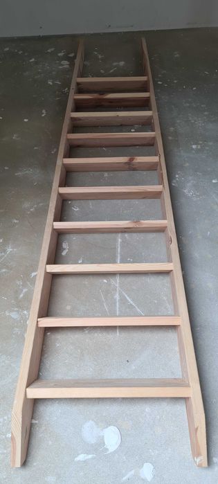 Schody drewniane proste 327cm