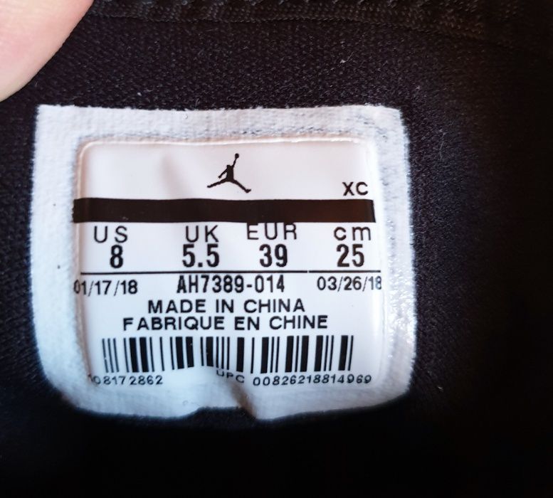 WMNS Nike Air Jordan 1 High Black Snake 2018 8US/39EUR/25CM
