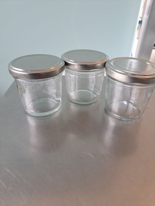 50 frascos de 125ml de vidro