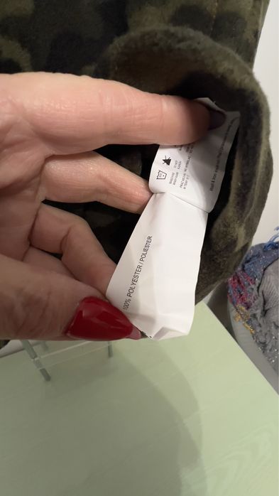 Bluza bluzka moro polar ocieplana 140