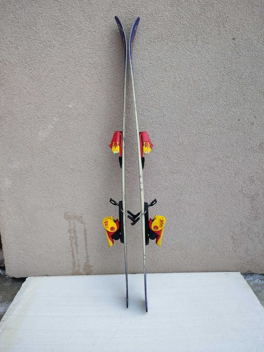 Narty dziecięce Tecno Pro Carvy 110cm z wiązaniami tanio