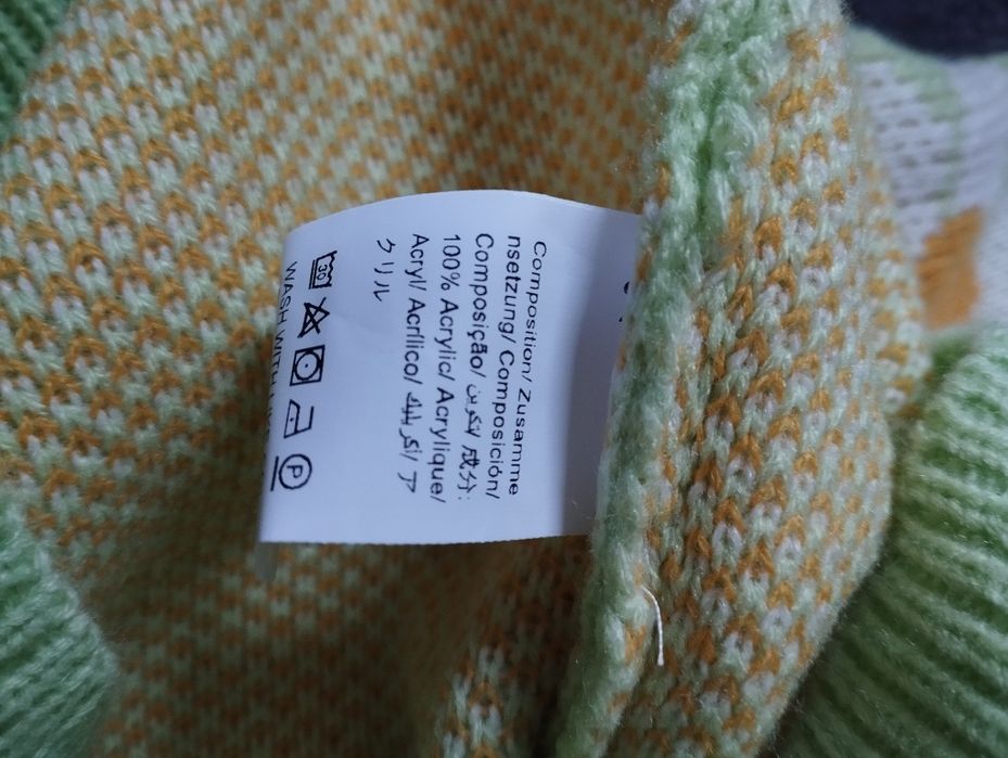 Sweter Shine jak nowy kwiaty S piękny rozpinany