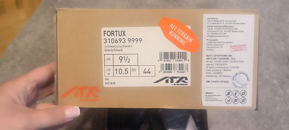 Nowe buty LOWA Fortux