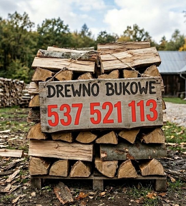 Drewno na opał BUK / Szybka Realizacja / Najlepsza Cena