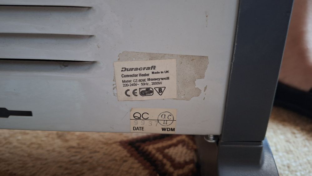 Grzejnik konwekcyjny Duracraft 2000W