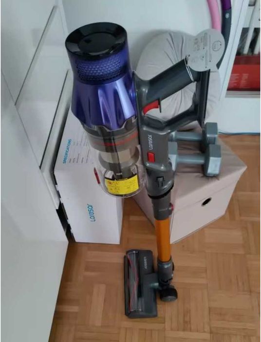 Odkurzacz Bezprzewodowy Laresar V7 500W Moc 50KPA, Wymienny Akumulator