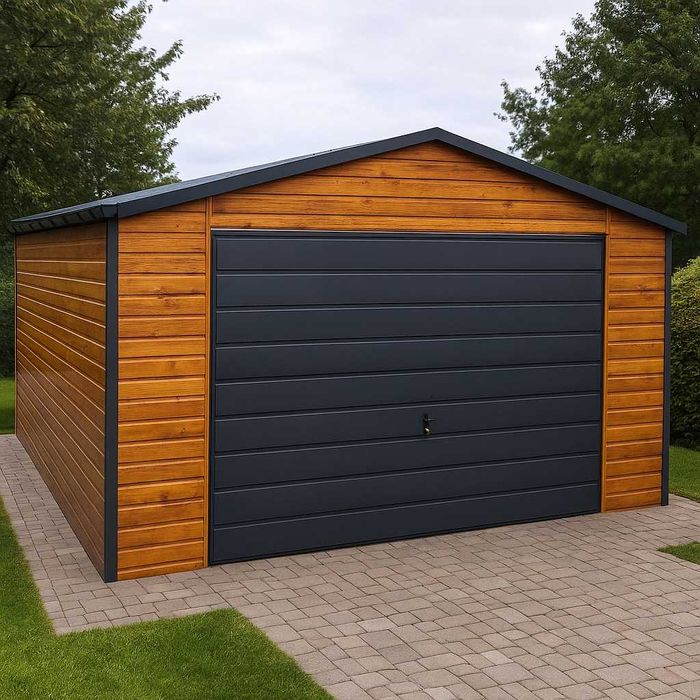 Garaż blaszany blaszak 6x6