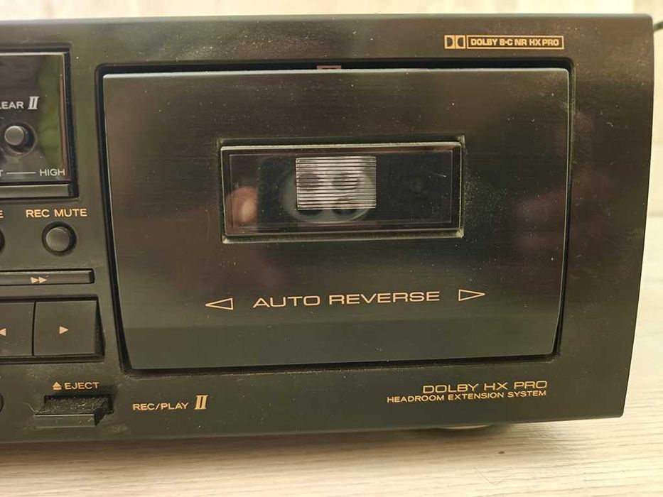 Leitor de Cassetes Duplo TEAC W-860R - Dolby B/C, HX Pro