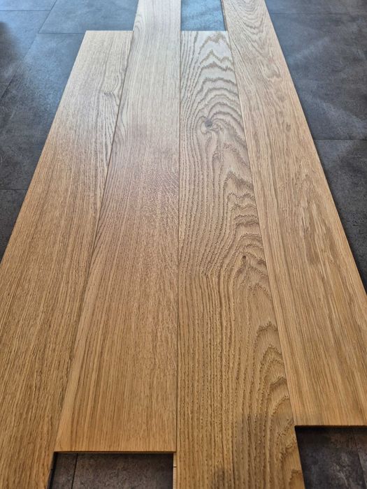 Dąb warstwowy kl. Obiekt olej, szczotka 10x130x1310mm ceny Brutto!
