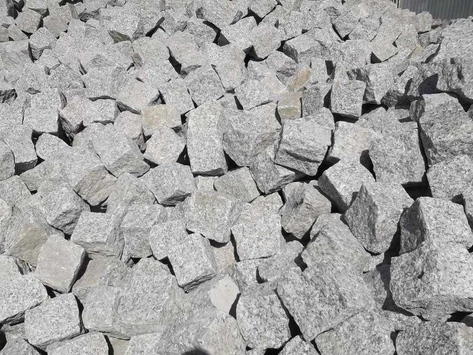 Kostka granitowa szara 8/11  Grys Granitowy Kora Kamień