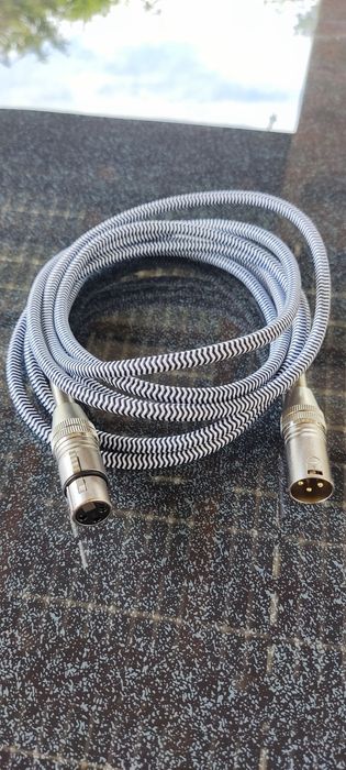 NOWY kabel mikrofonowy XLR 3m