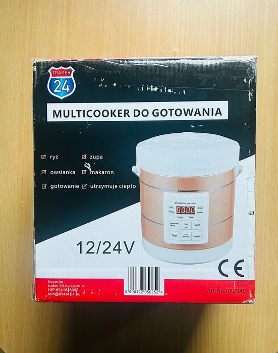 Multicooker Samochodowy 1,6l RyzowarTurystyczny 12V