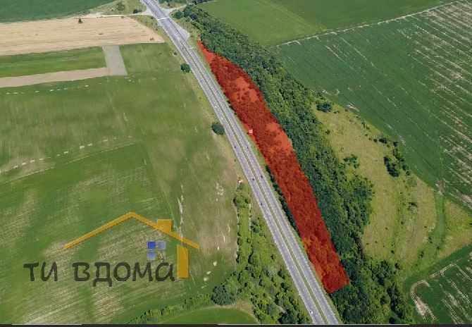 Фасадна до траси ділянка. 1.6 га. Велика Омеляна - Грушвиця
