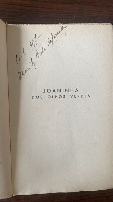 Joaninha dos olhos verdes