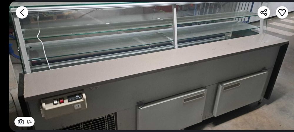 Vitrines refrigeradas de Inox