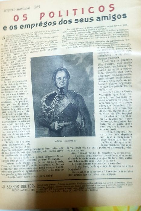 Revista Arquivo nacional n°20 Ano 1933