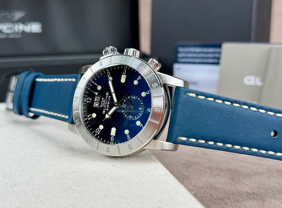 Годинник швейцарський Glycine Airman GL0151 GMT 42 mm 200MT Swiss Made