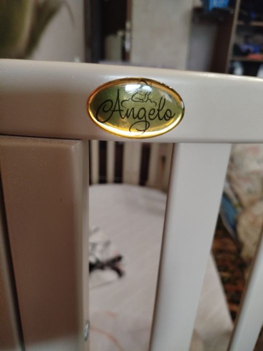 Дитяча кроватка та матрас трансформер Angelo  моко