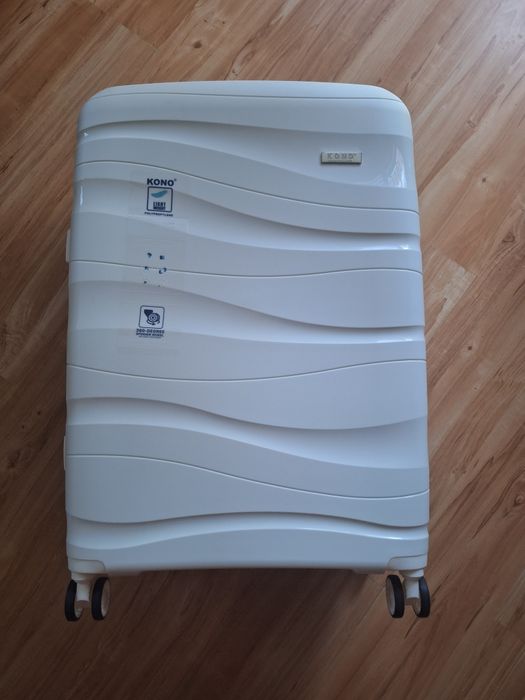 Walizka Kono 28" biała