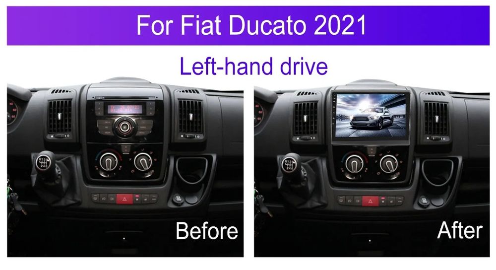 Rádio Fiat Ducato a partir de 2021 Carplay Android Auto GPS wifi 4/64G