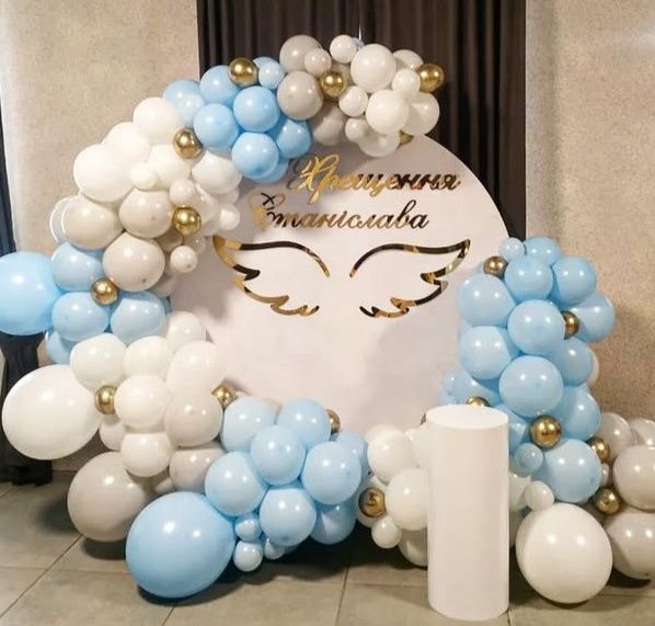 Фотозона на день народження, ювілей, хрестини, весілля, Букети з кульо