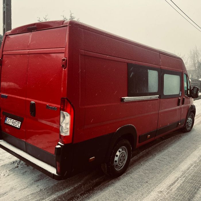 Fiat Ducato max 9 osób  Fiat Ducato L4H2 9-osobowy salon Polska