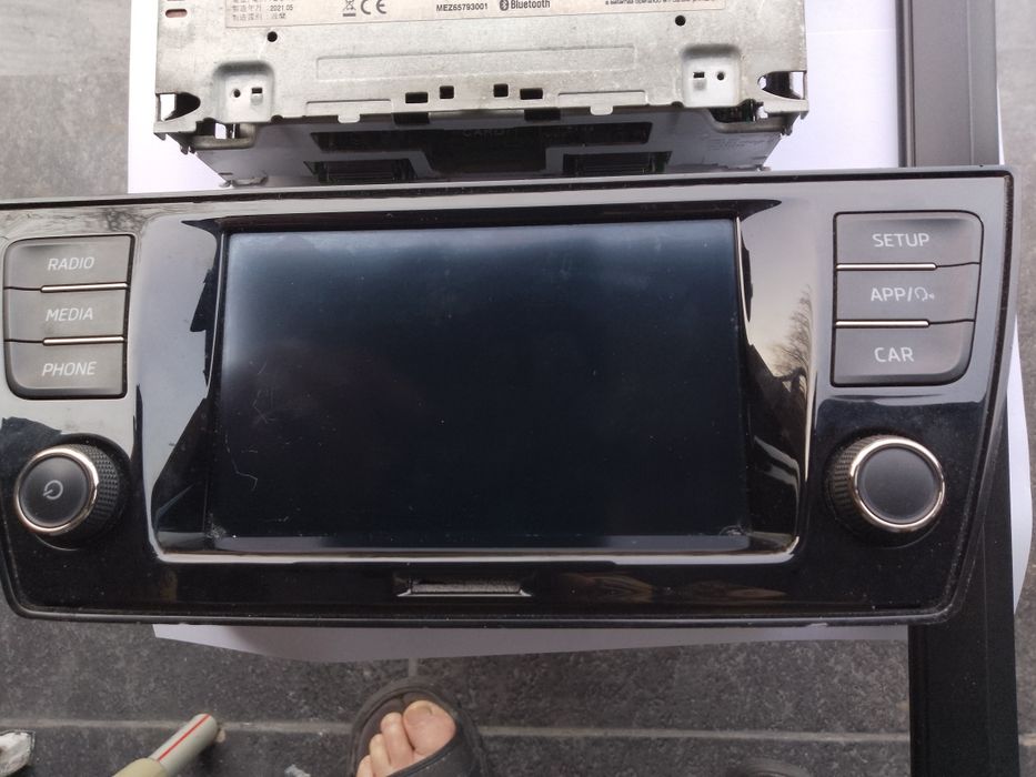 Radio z wyświetlaczem skoda fabia III 2021 r