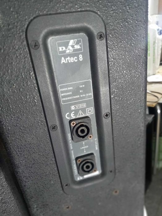 4 Colunas DAS e amplificador Cresto Audio