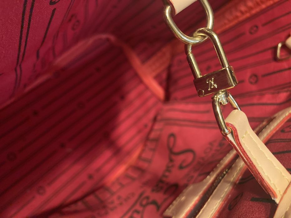 Louis Vuitton Neverfull MM – klasyk piekna brązowa z beżowymi wstawkam