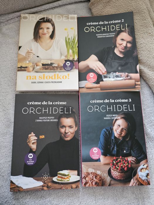 4 książki Creme de la Creme Orchideli