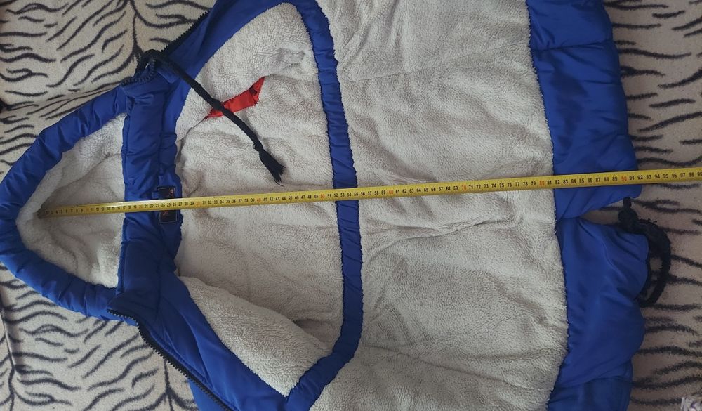 Зимняя куртка синяя