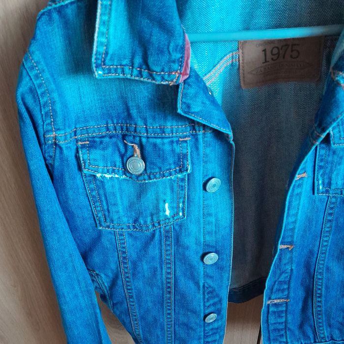 Zara kurtka jeansowa r. 164 bdb