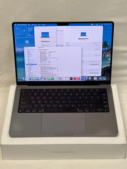 MacBook Pro 14.2”. M1 Pro(2021), 16RAM/500Gb SSD, 92%батар