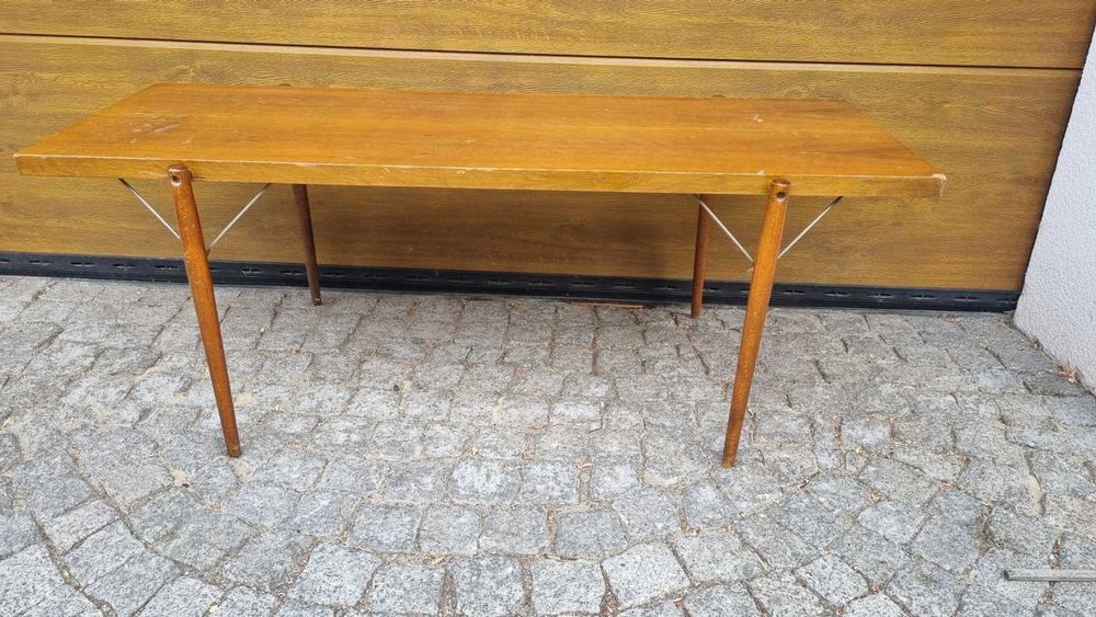 Stolik Mezulanik Design PRL Czechosłowacja do reno Foteel Ton Smidek