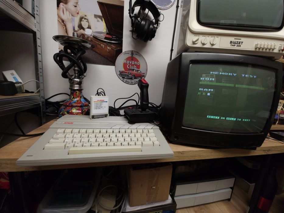 Atari 65XE ECI+ joystick + gry 16in1 zestaw gotowy do gry