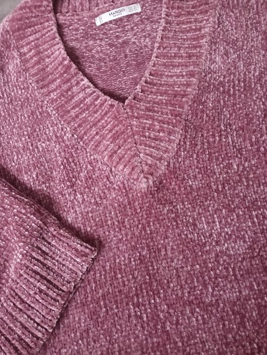 Piękny ciepły sweter Mango, gruby sweter, sweterek, sweter oversize, M