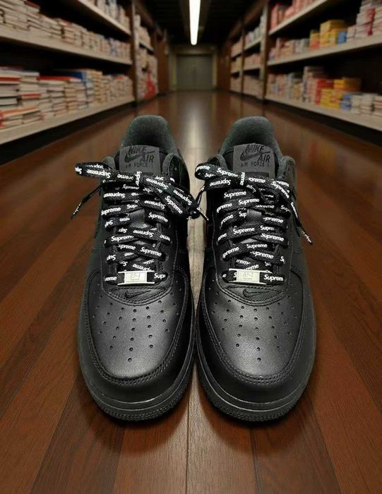 Air Force 1 07 Supreme czarny