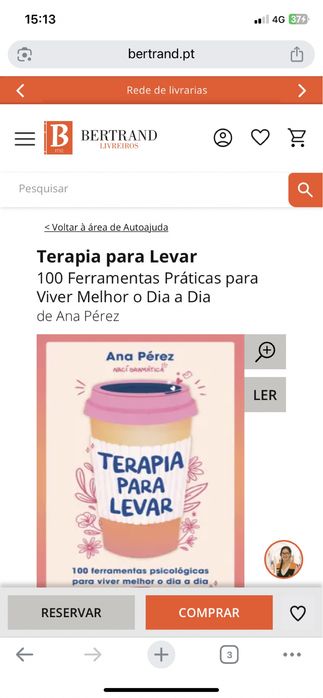 VEMDO LIVRO NOVO NUNCA USADO TERAPIA PARA LEVAR