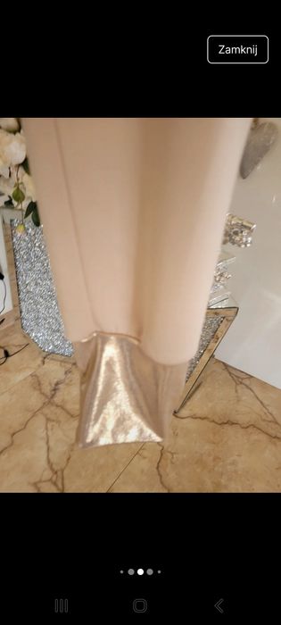 Spodnie dresowe zdobione kwiat ML