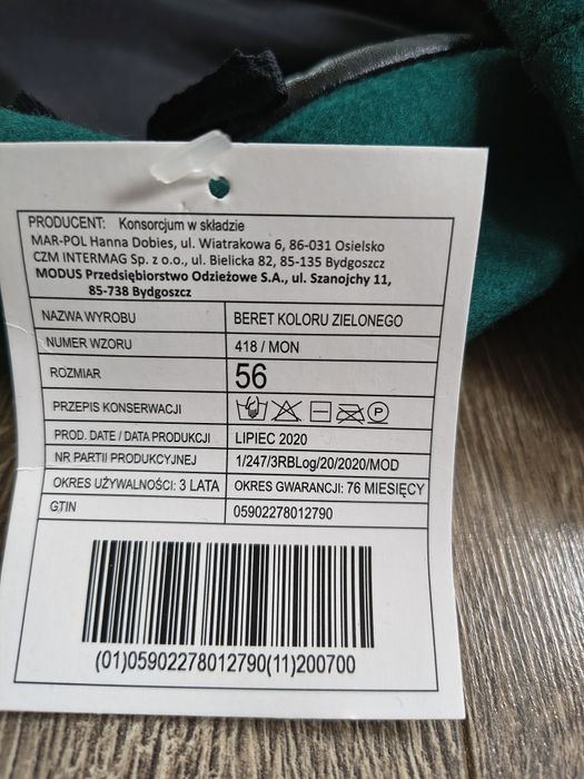 Berety wojskowe nowe