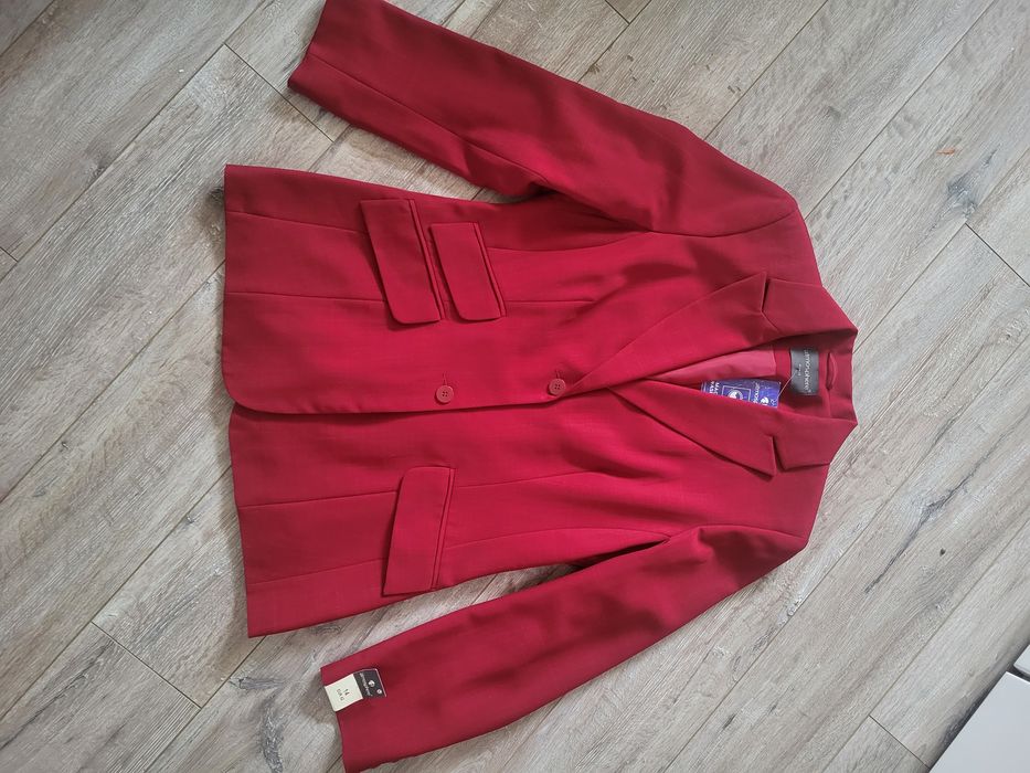 Garnitur damski bordowy 42 nowy Atmosphere
