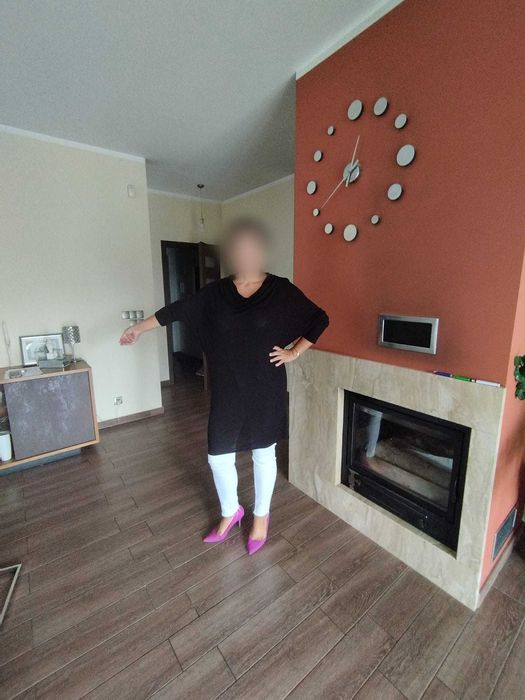 sweterek tunika długa piękna