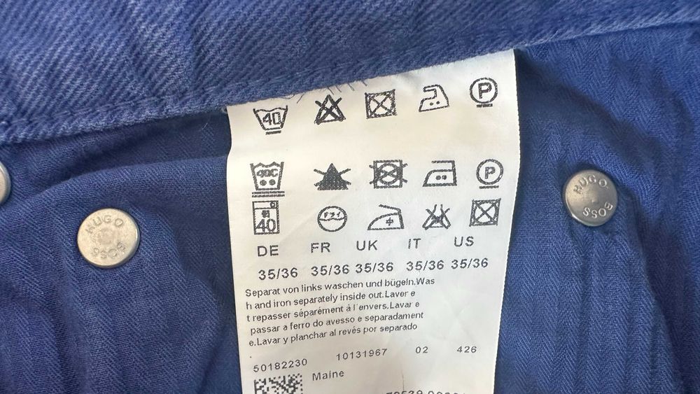 Hugo Boss 35/36 Spodnie Piękne na Wysokiego