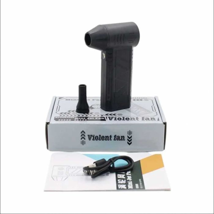 Воздуходувка Violent Fan аккумуляторная ручная мини ветродуйка ZY7400