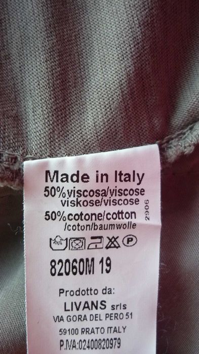 Włoska elegancka bluzka z wiskozy  r; 42/44