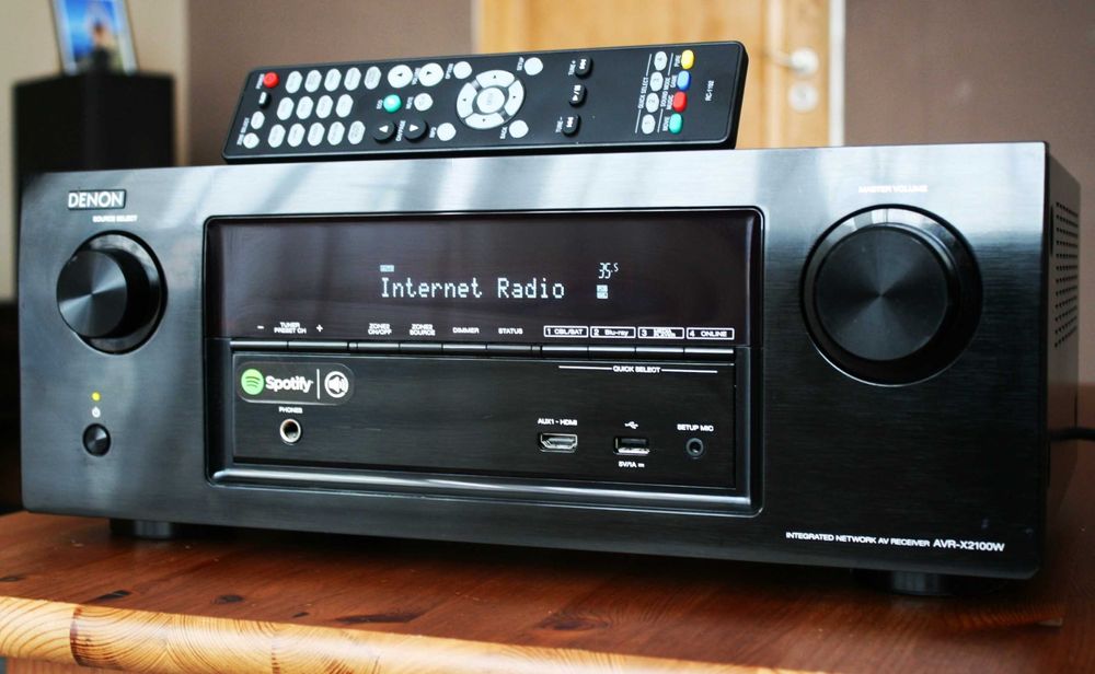 Mocny amplituner Denon X 2100 Bluetooth wzmacniacz 150 watt