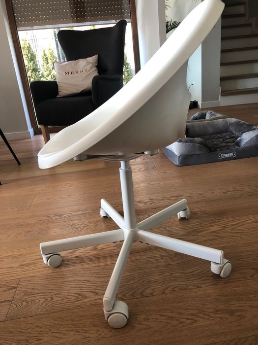 LOBERGET / SIBBEN Dziecięce krzesło biurowe, biały